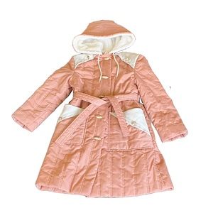 DUSTY PINK WINTER COAT